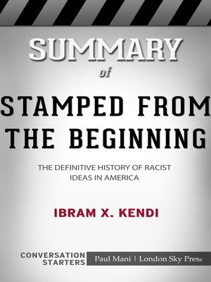 cover image of Summary of Stamped From the Beginning